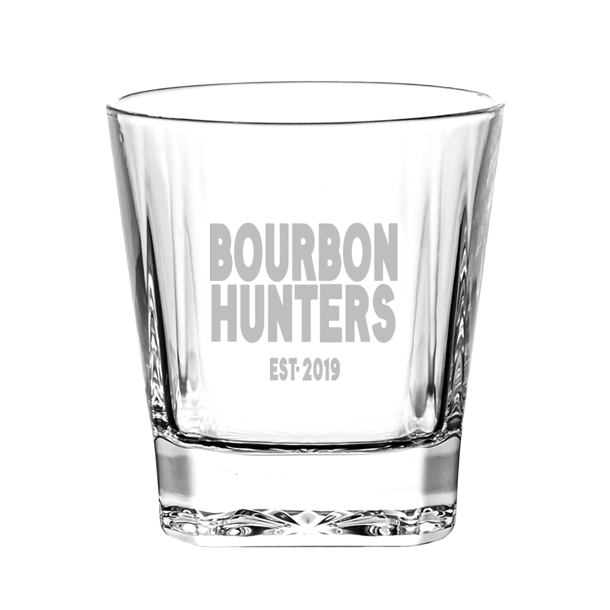 Bourbon Hunters Rocks Glass