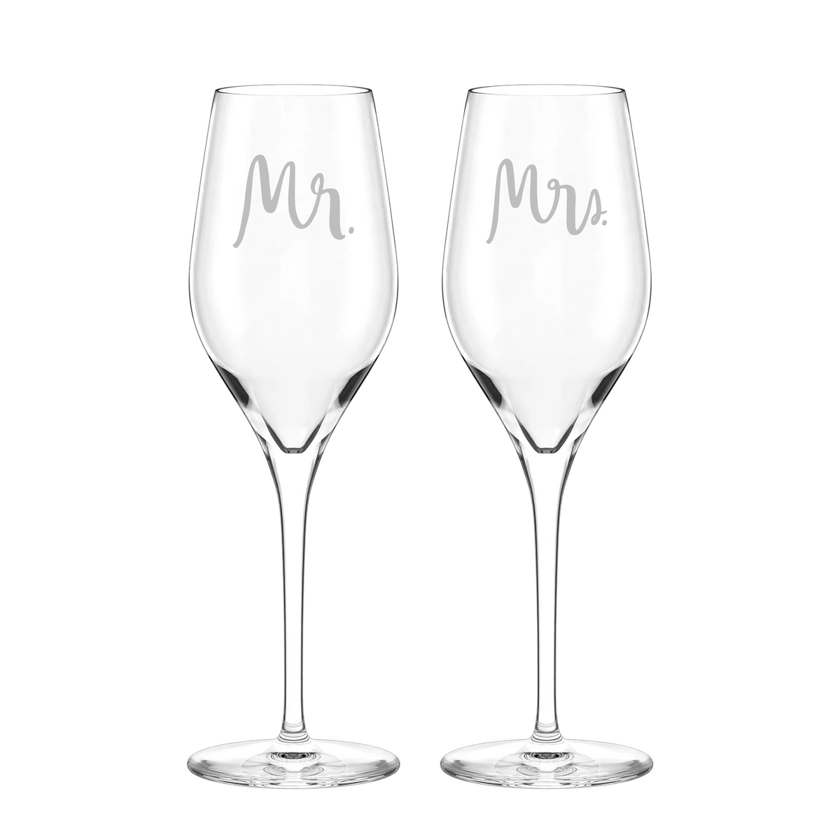 Mr. & Mrs. Wedding Party Flute Set