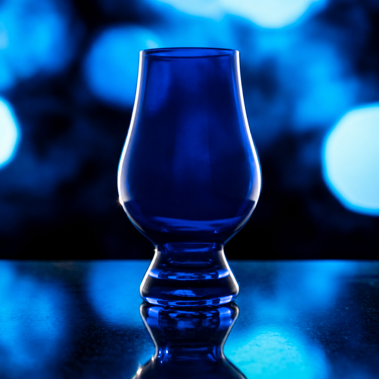 Blue Glencairn Glass