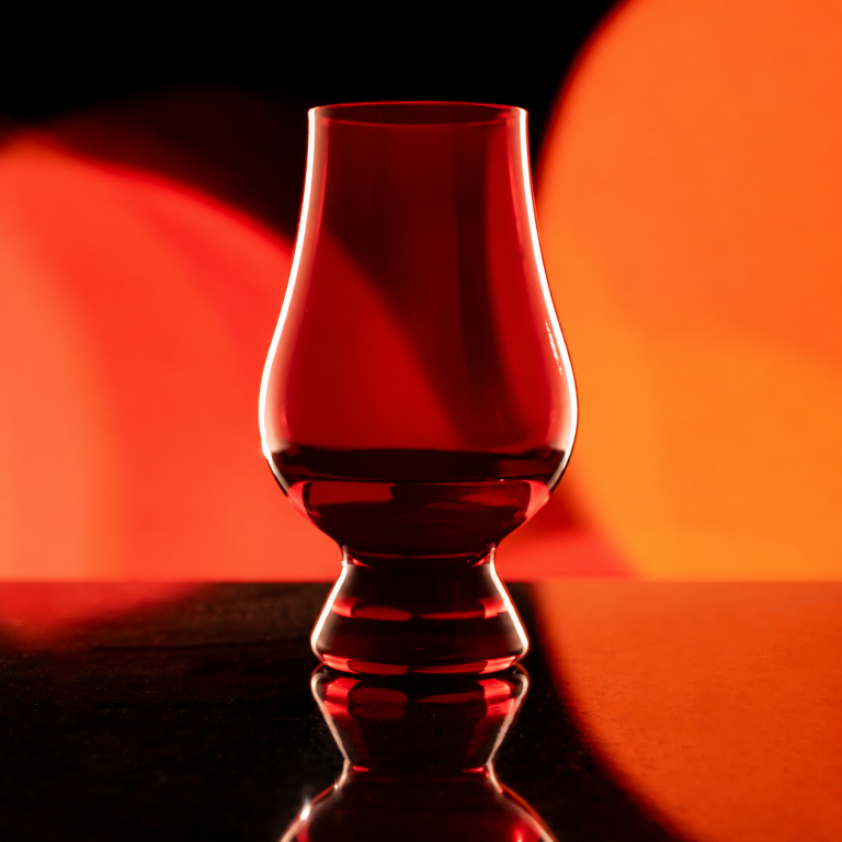 Red Glencairn Glass