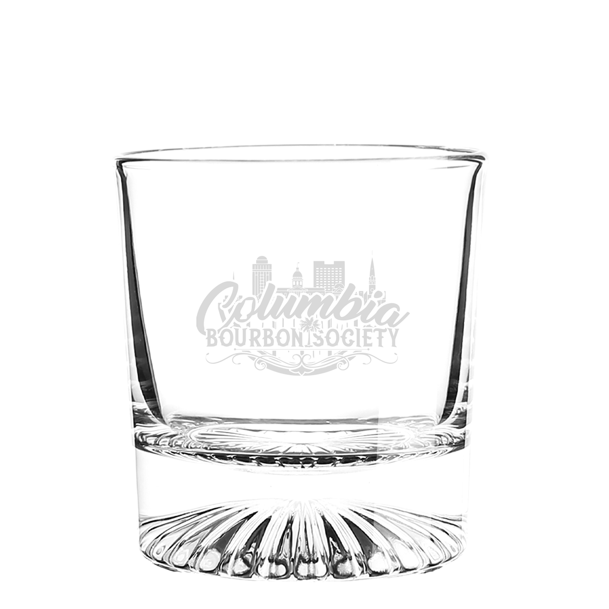 Columbia Bourbon Society Rocks Glass