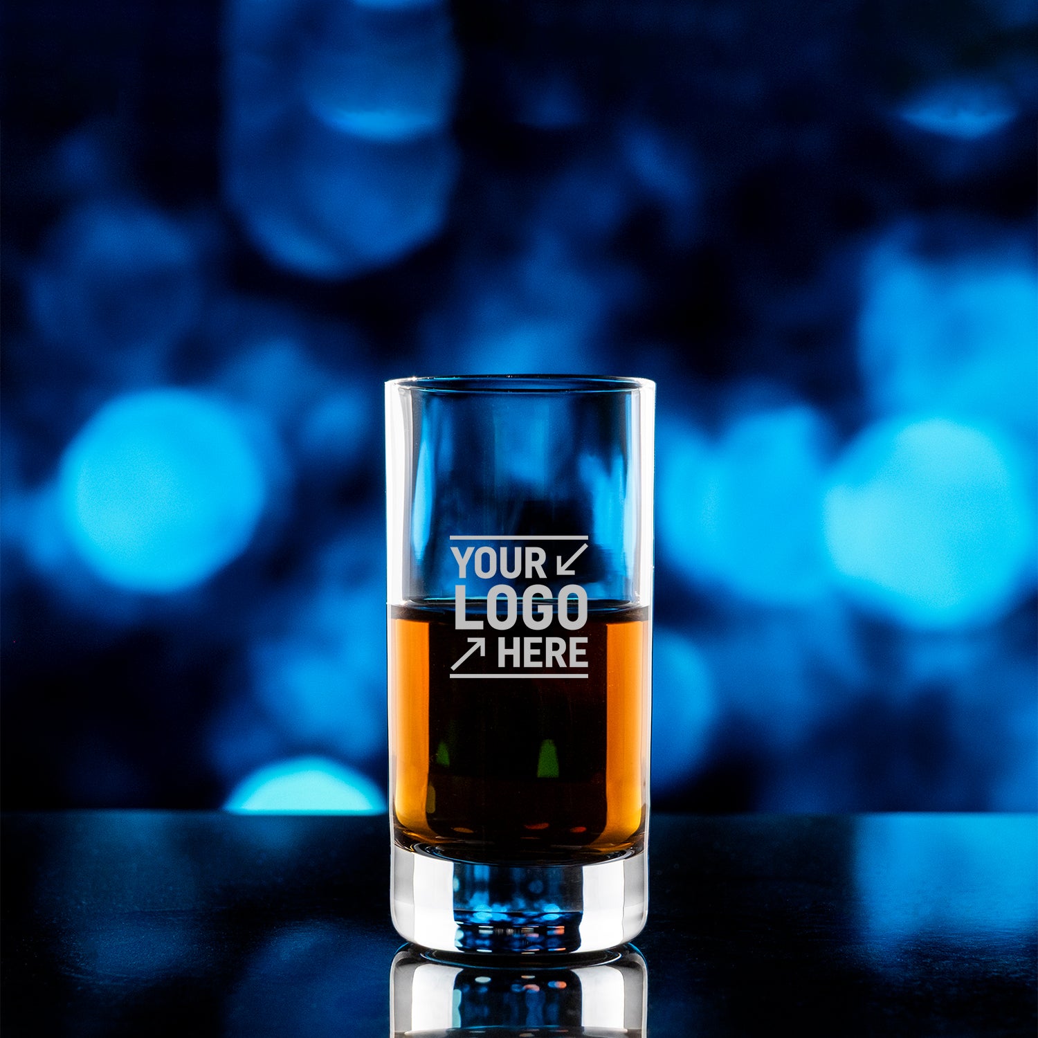 2 oz. Round Crystal Shot Glass