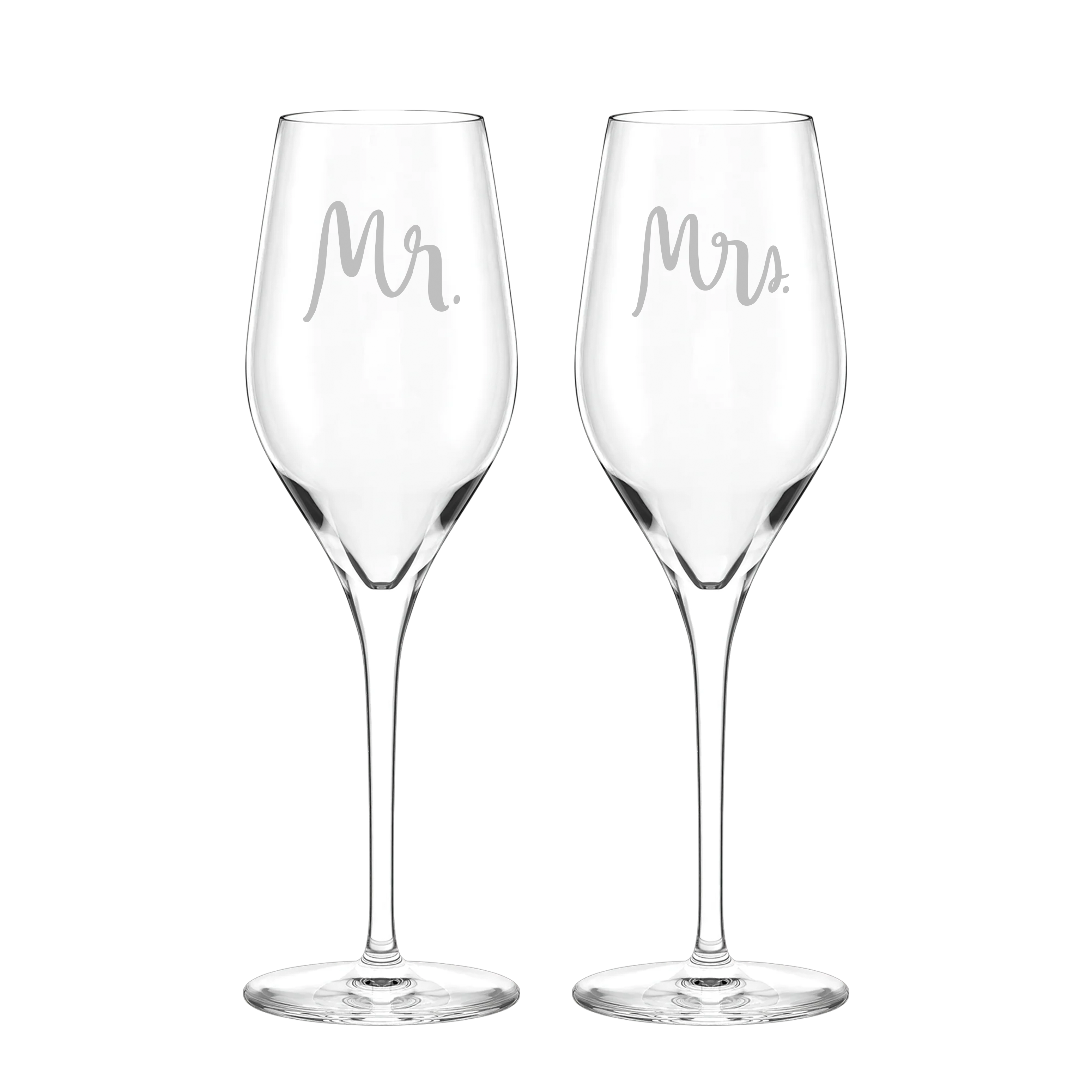 Mr. & Mrs. Wedding Party Flute Set