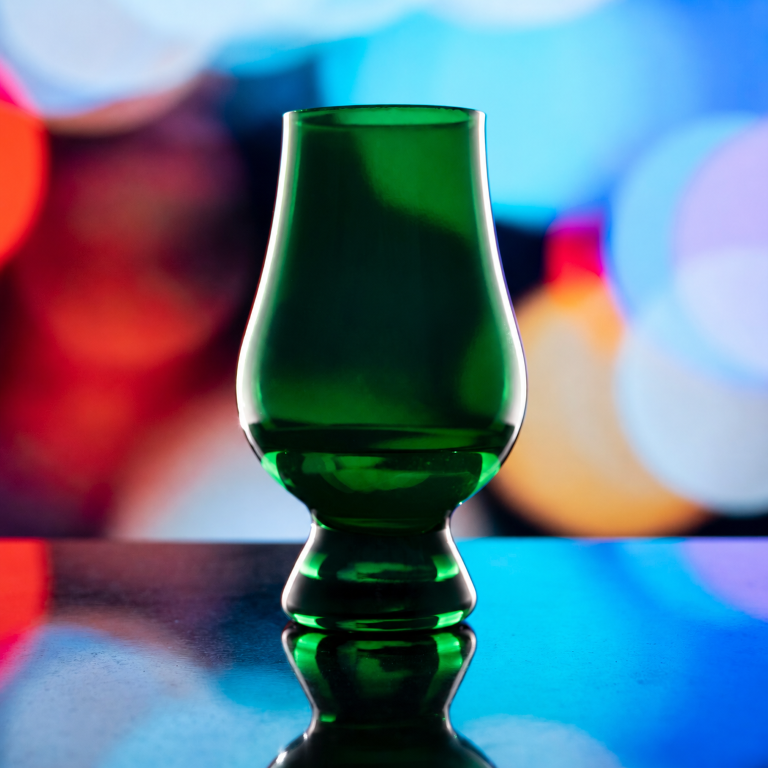 Green Glencairn Glass